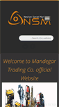 Mobile Screenshot of mandegartrading.com
